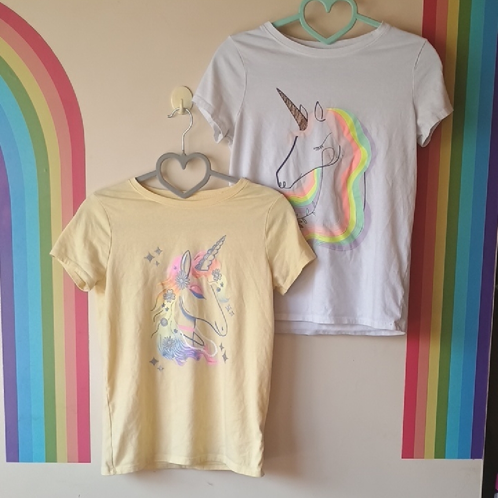 Cat & Jack Unicorn Tee Shirt Bundle
